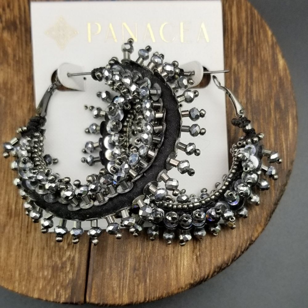Panacea midnight mayhem earrings nwt E0376